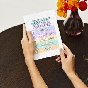 SMART Goals Worksheet for Therapy & Coaching | Printable PDF | Professional Goal Setting Template for Counsellor, Clients, Self-Improvement